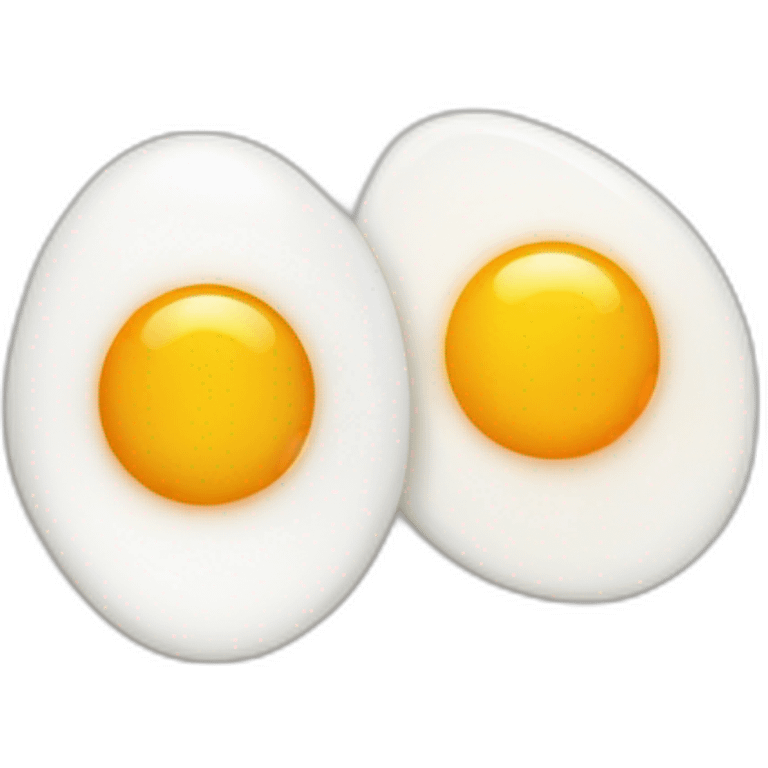 Fried eggs emoji