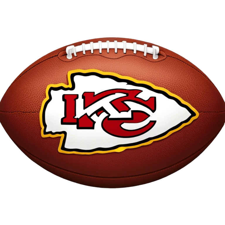 Chiefs logo football emoji