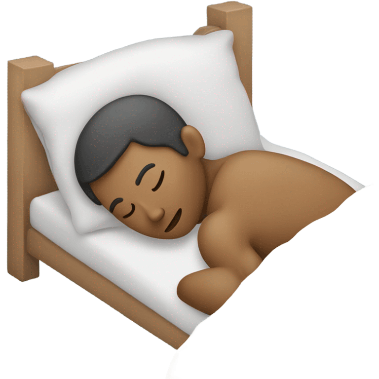 person sleeping in bed emoji