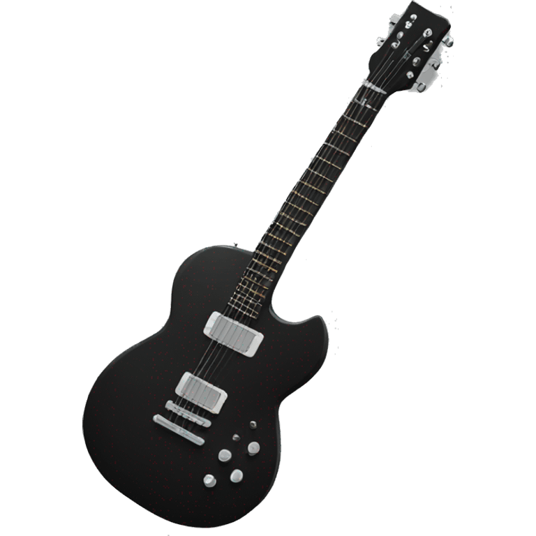 eletric black guitar emoji