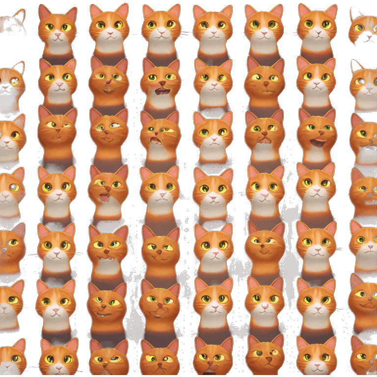 Orange cat emoji