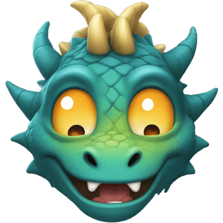 Dragon wink emoji