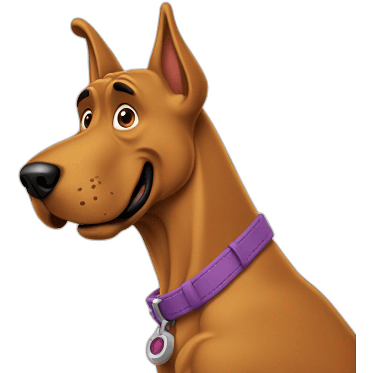 Scooby doo qui fait un coucou emoji