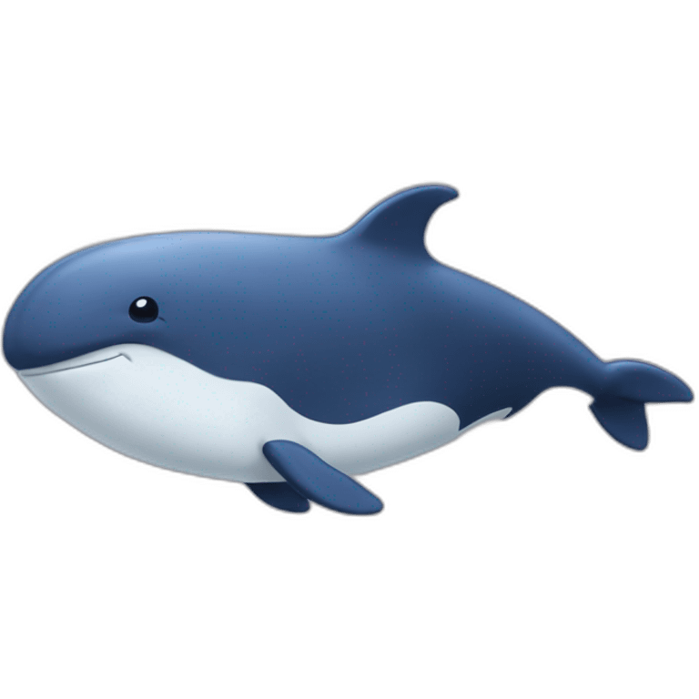 cœur dessus baleine emoji