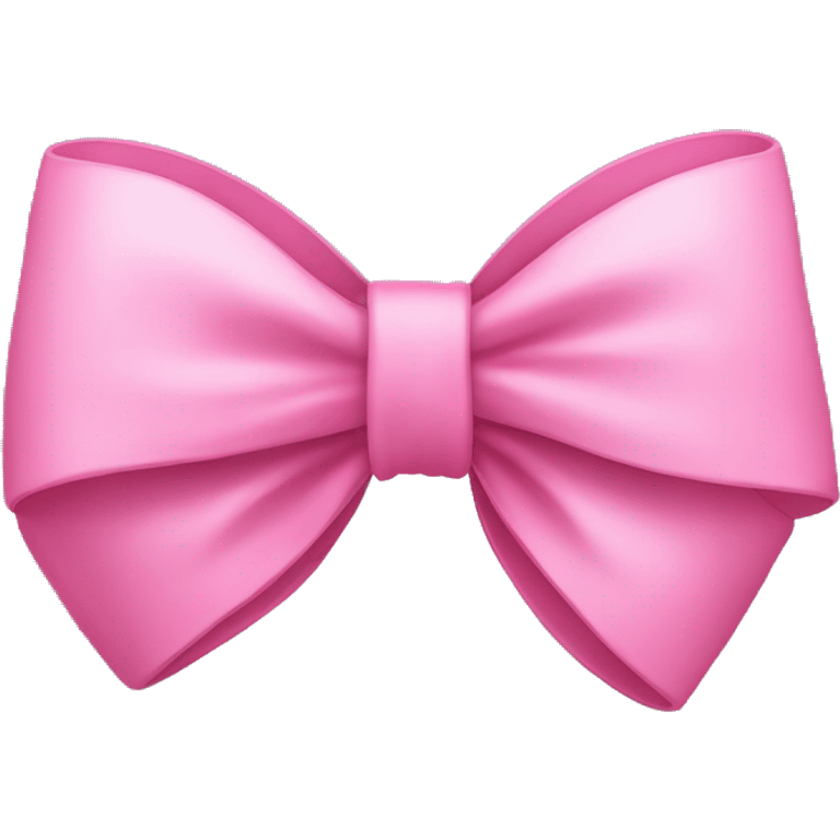 pink flowy bow emoji