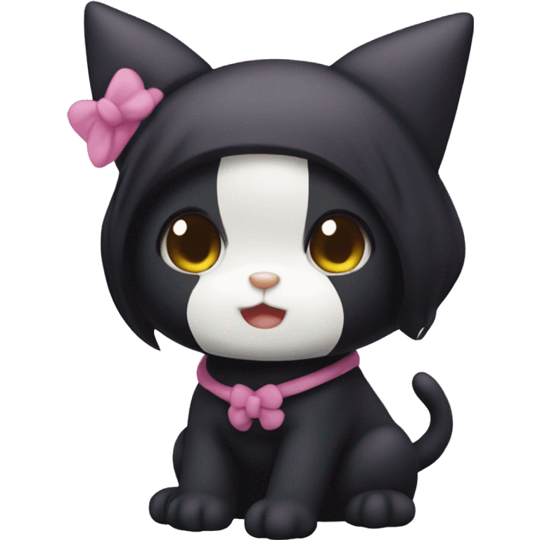 kuromi (sanrio) emoji