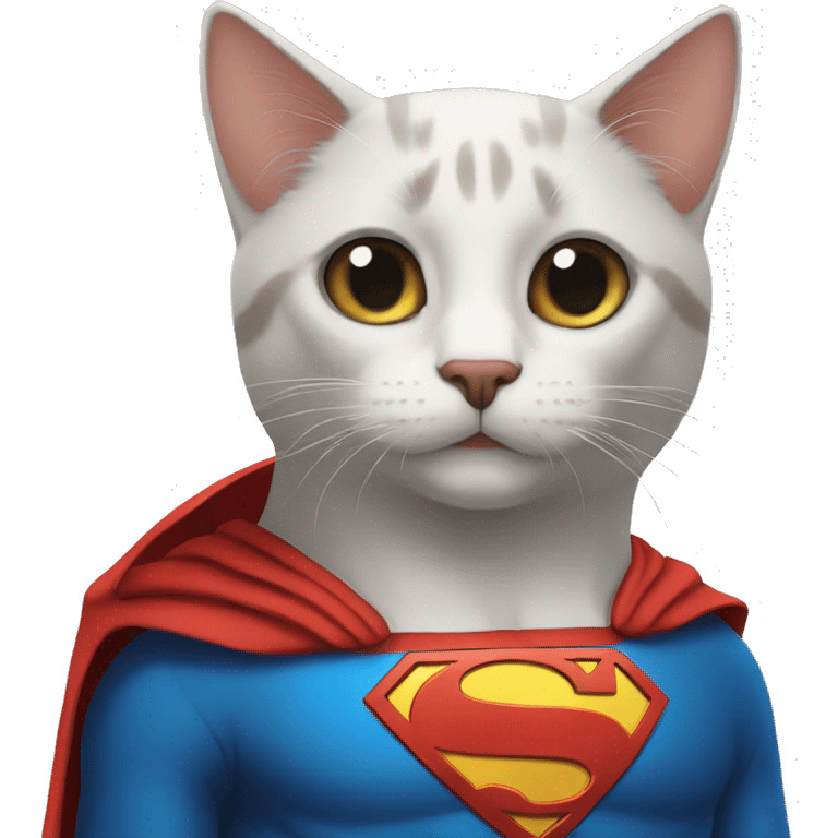 Gato superman emoji