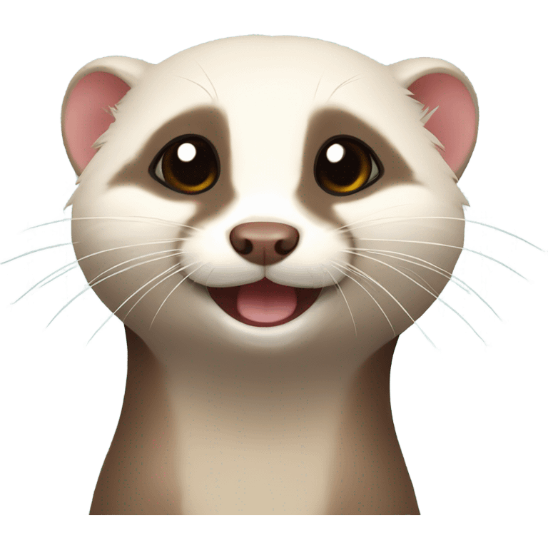 Cute ferret emoji