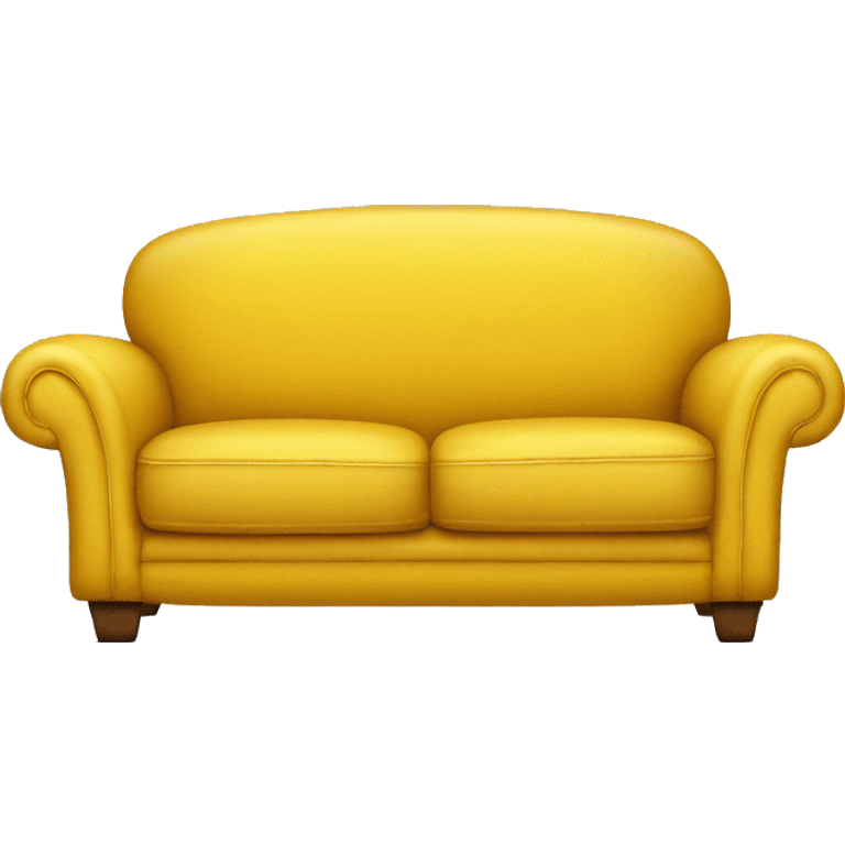 Yellow couch  emoji