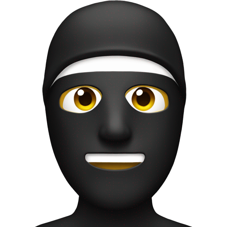 man with ski mask emoji