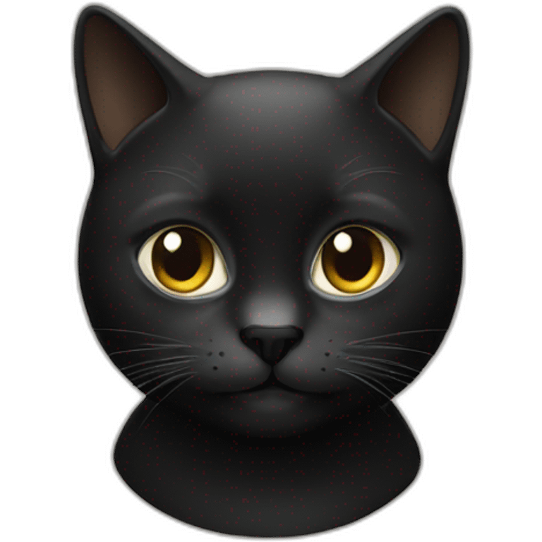 Deux chats noir emoji