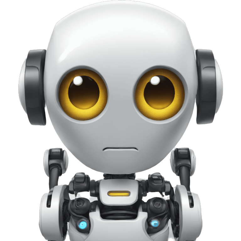 Smart robot with ai emoji