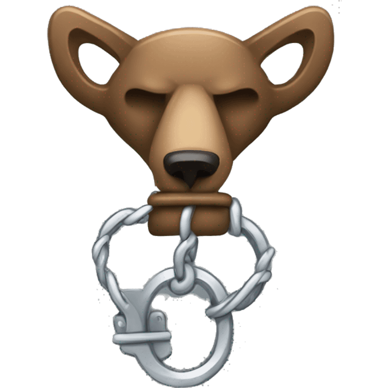 a bear trap emoji