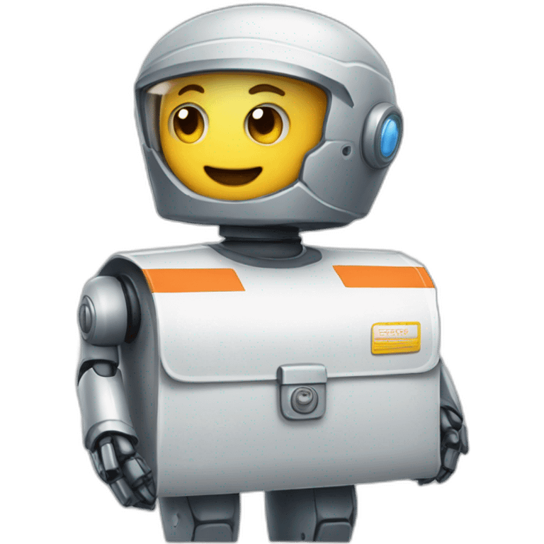 Robot mailman emoji