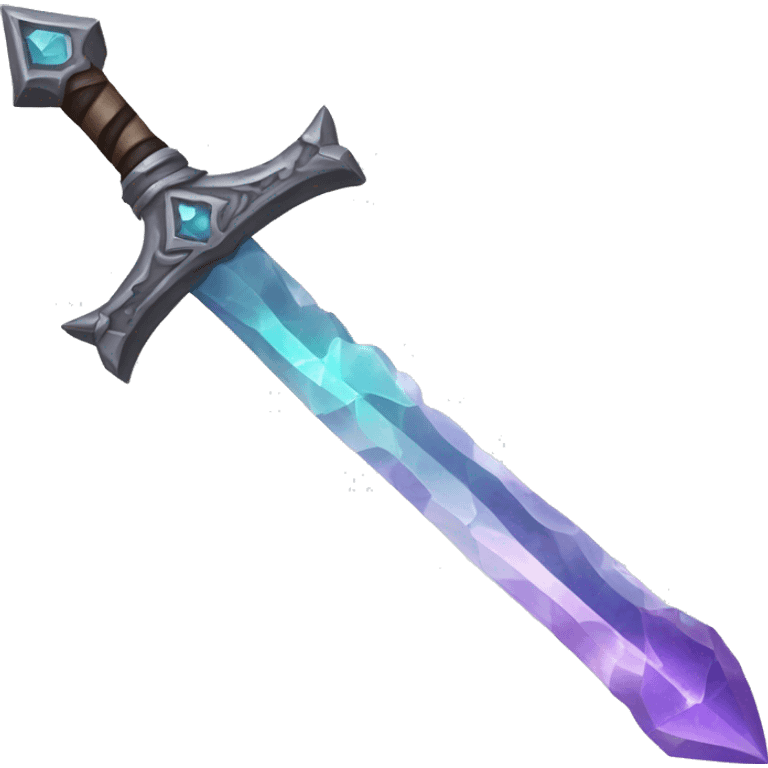 crystal geode sword emoji