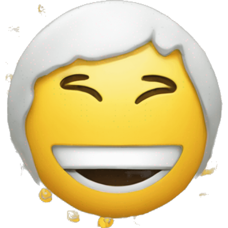 Emoji qui se mort la lèvre  emoji