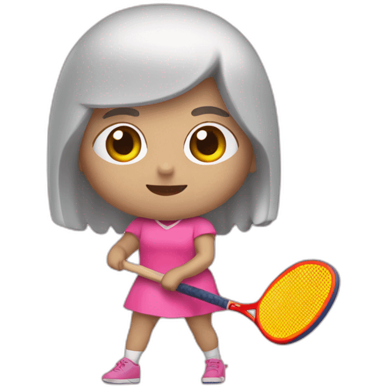 Momia jugando al pádel emoji