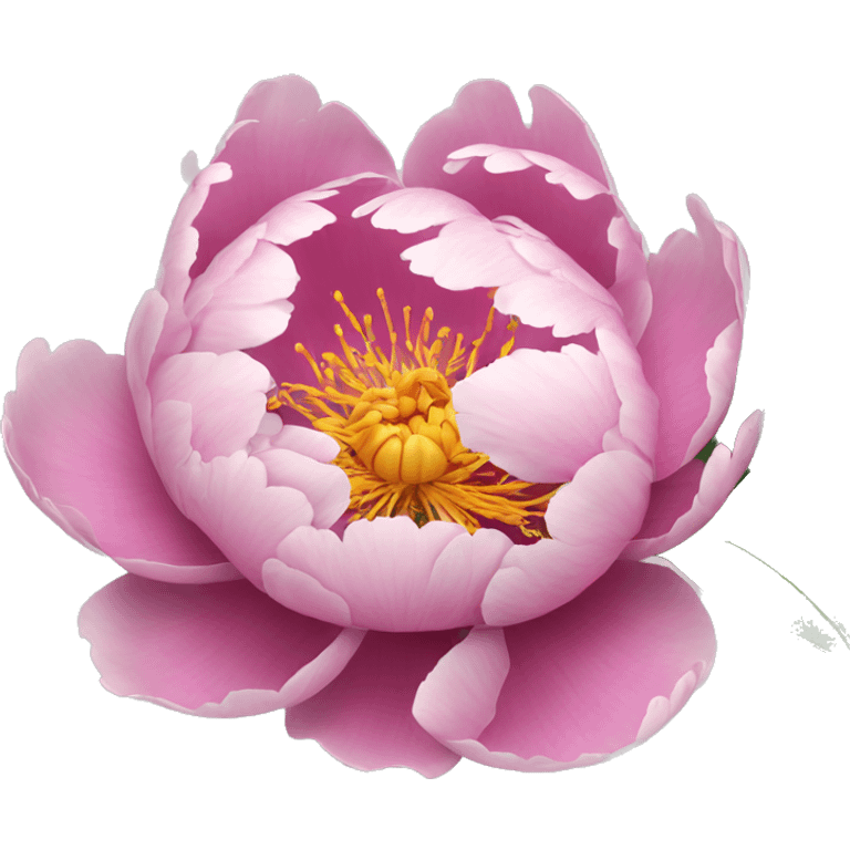 peony flower emoji