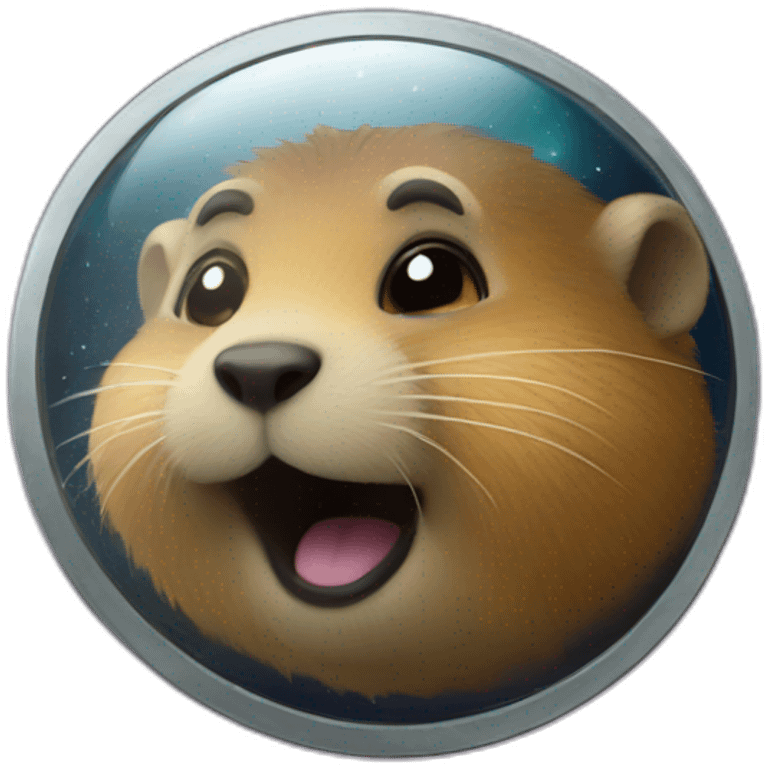 space gopher in space emoji