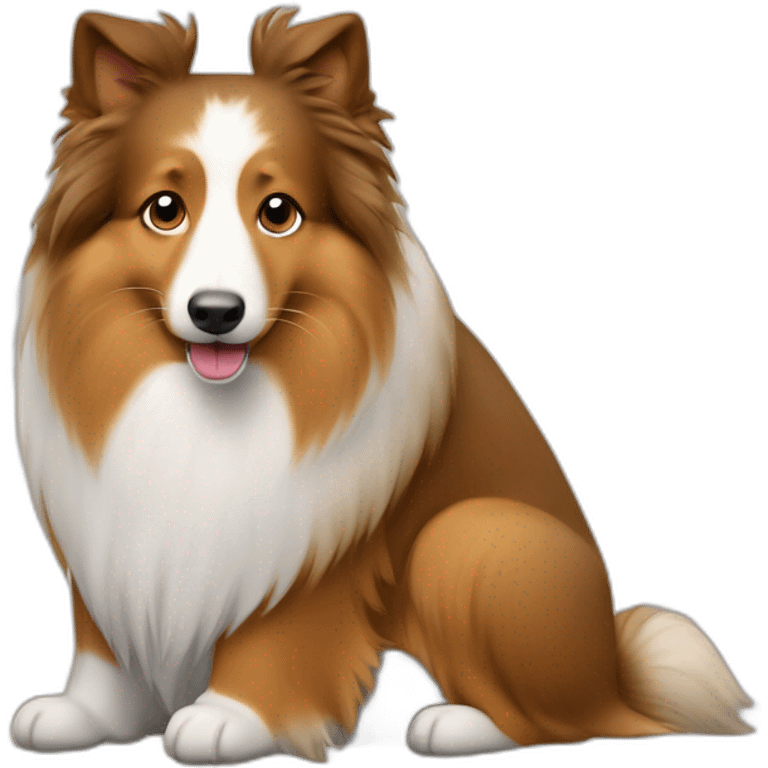 Shetland sheepdog emoji