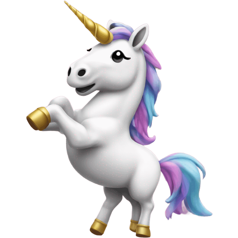 unicorn dab emoji