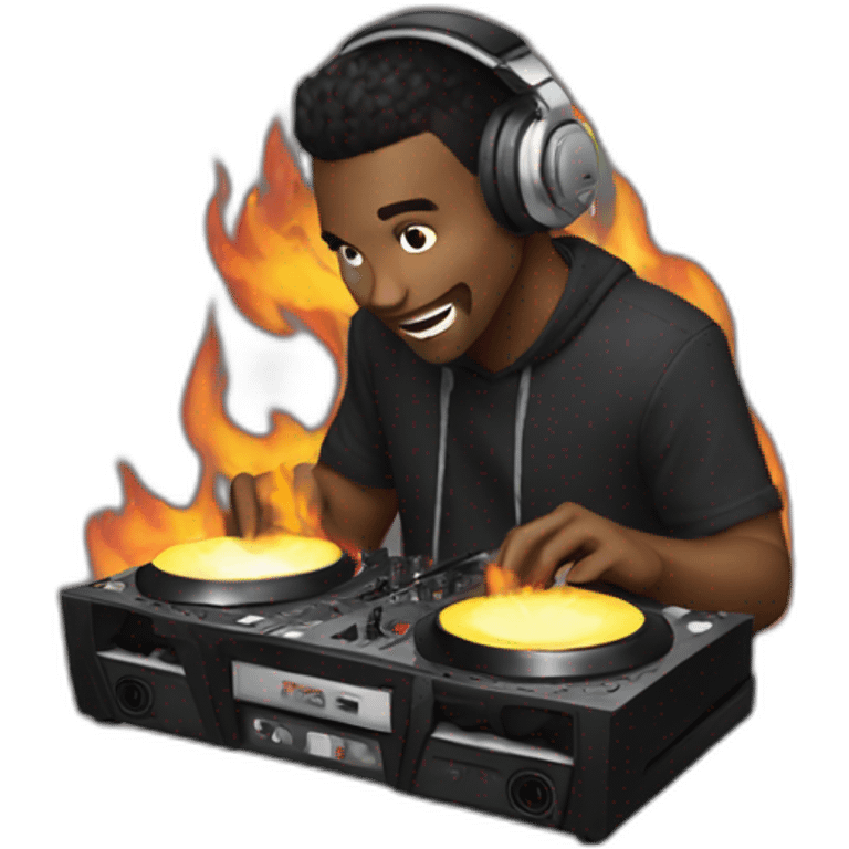 dj fire emoji