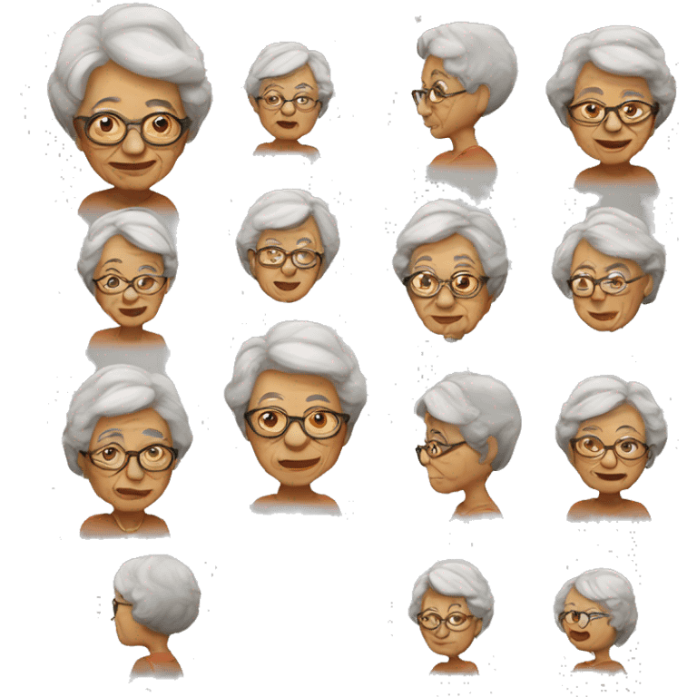 Grandma "Casino" emoji