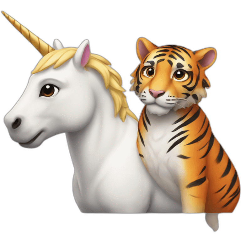 unicorn + tiger emoji