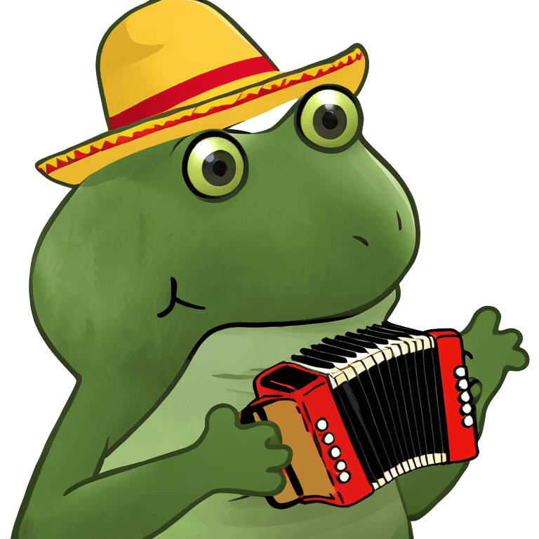 Sombrero vueltiao with accordion  emoji