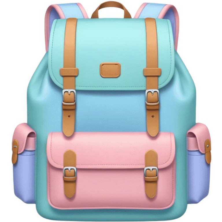 pastel backpack emoji