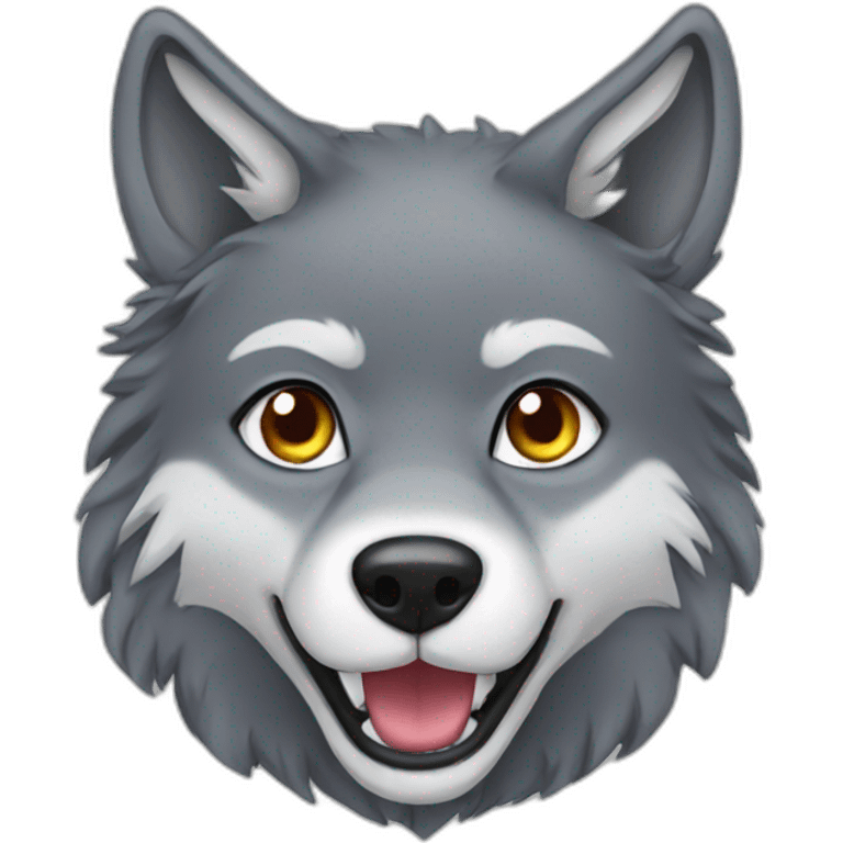 Female wolf  emoji