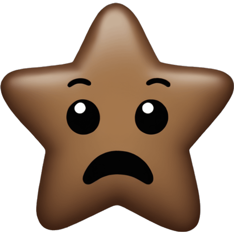 Poop on a blue star emoji