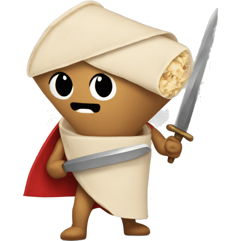 Burritos with swords emoji