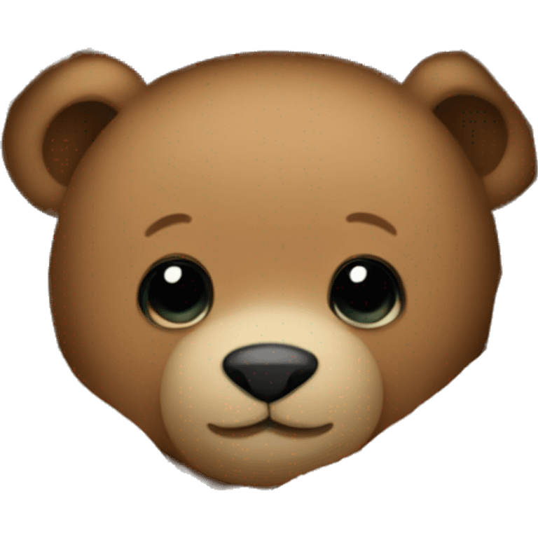 teddy bear cuddling in a blanket emoji