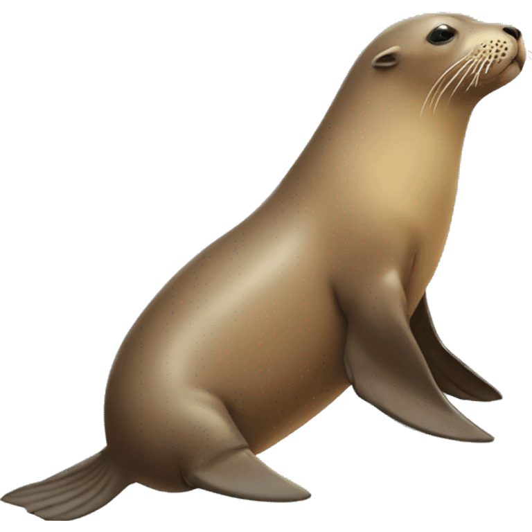 swimming sea lion emoji