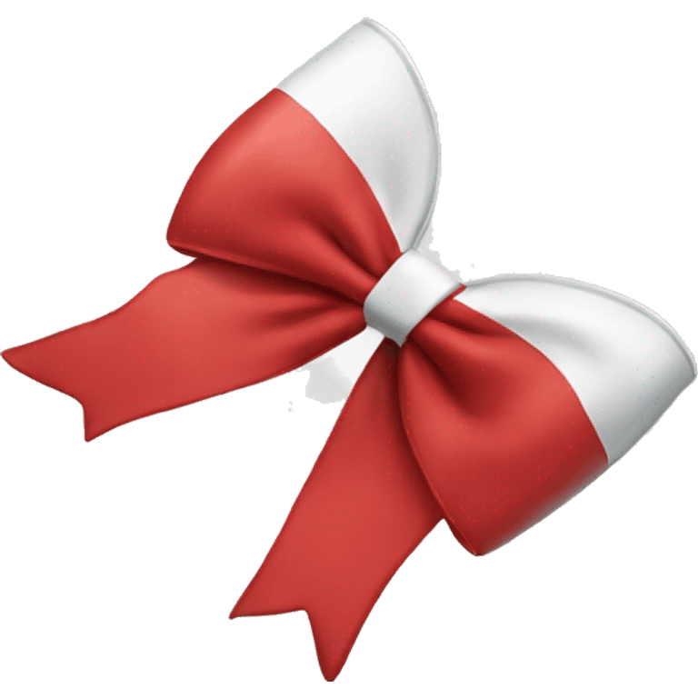 Plain Red cheer bow emoji