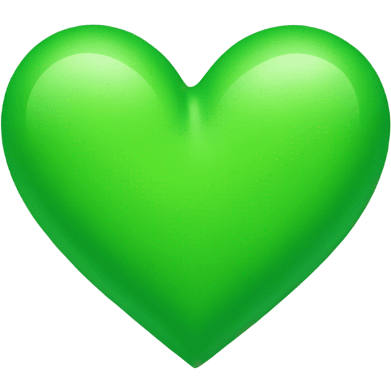 Green heart emoji