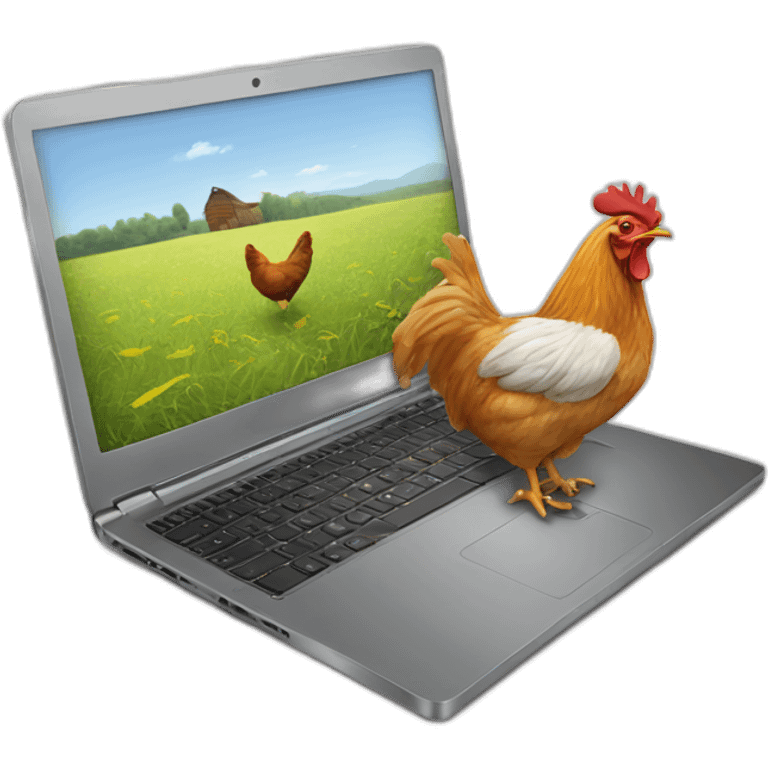 laptop-touched-by-chicken emoji