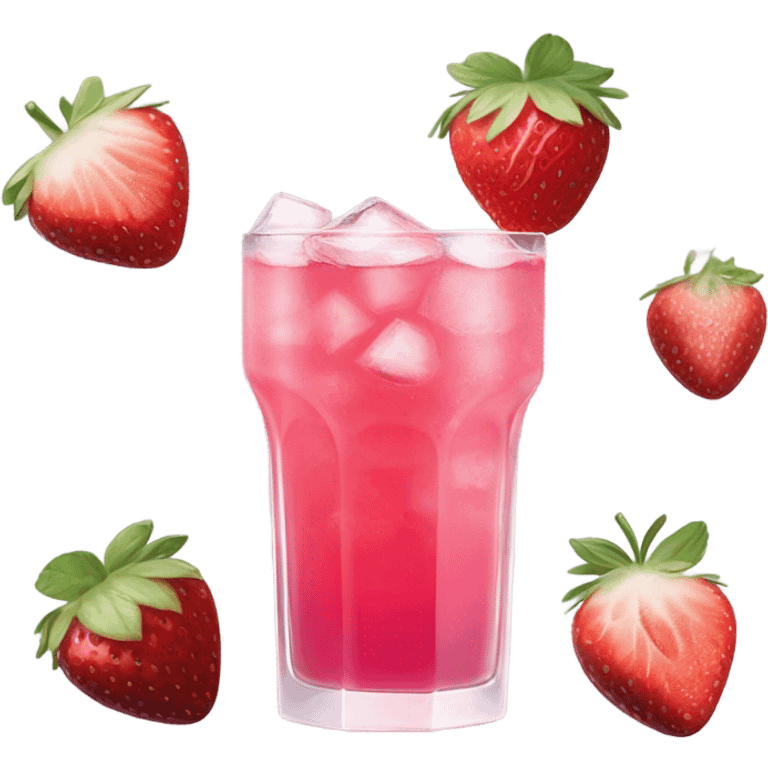 pink drink emoji