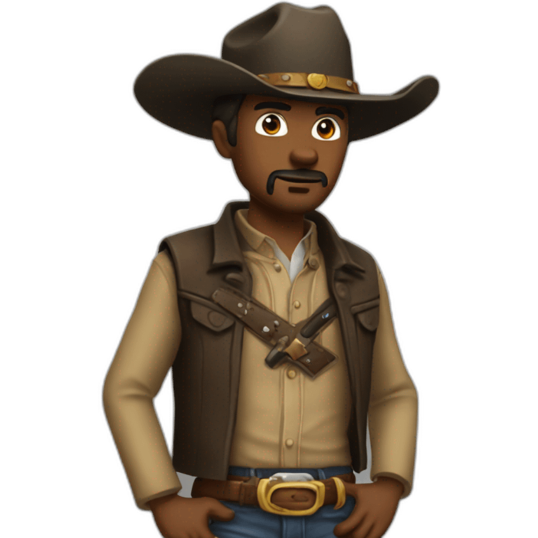 Gunslinger Cowboy emoji