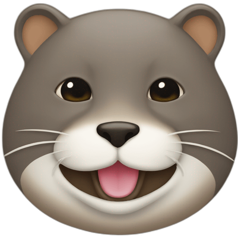 Chat sur loutre emoji