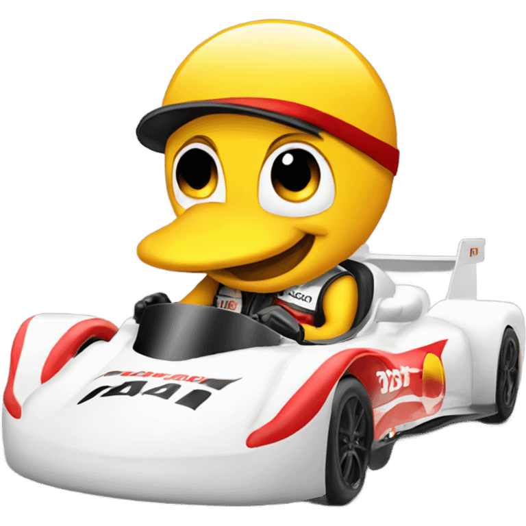 Pato Oward racing car emoji