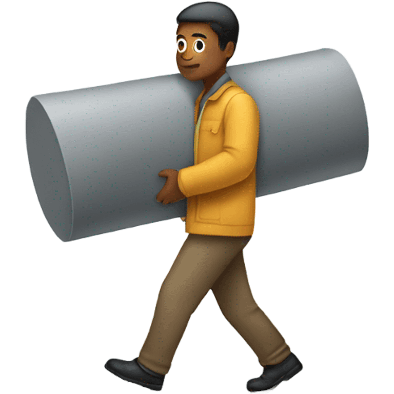  person carrying material  emoji