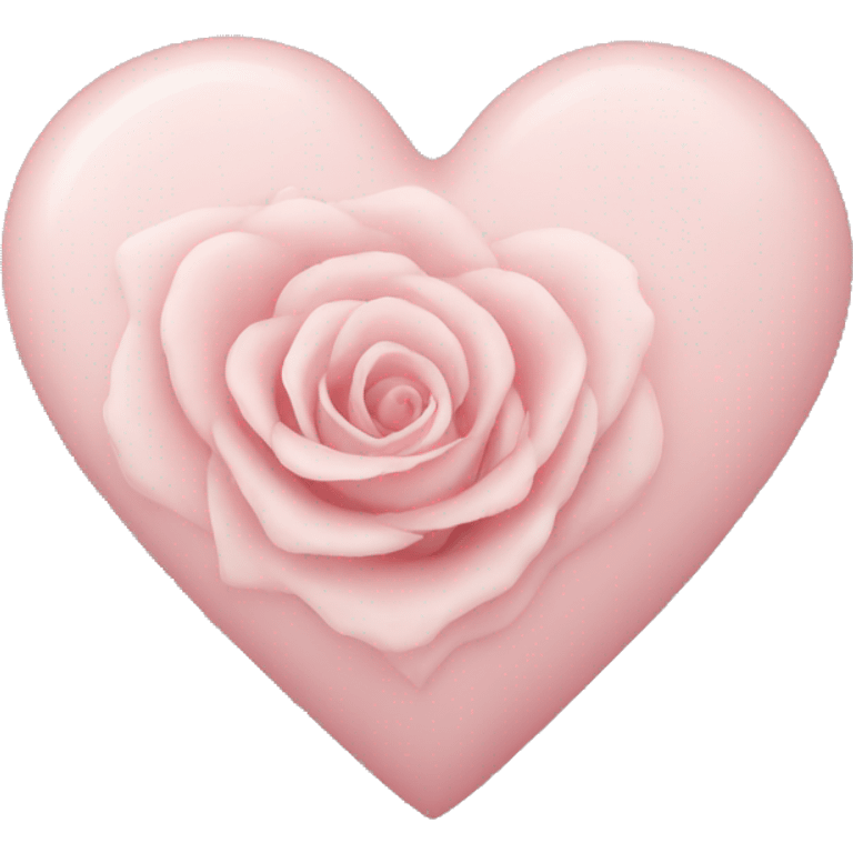 pale rose heart emoji