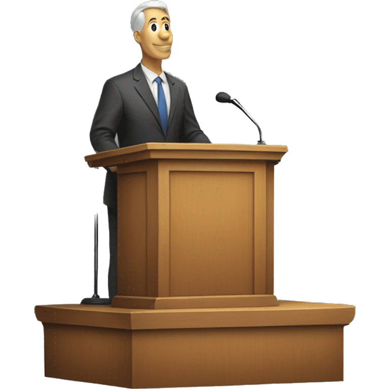 an auction podium emoji