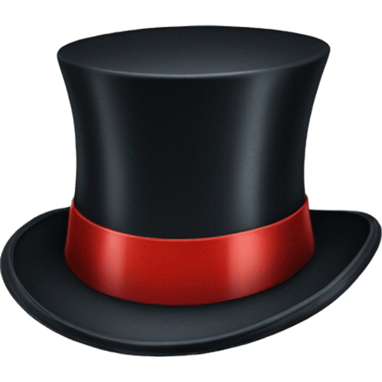 top hat emoji