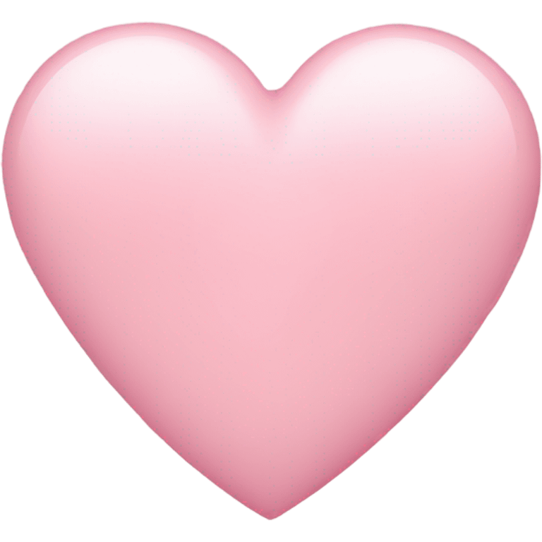 light pink heart emoji