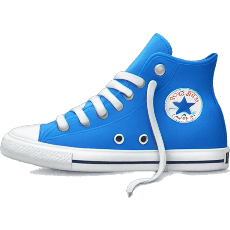 Blue converse emoji