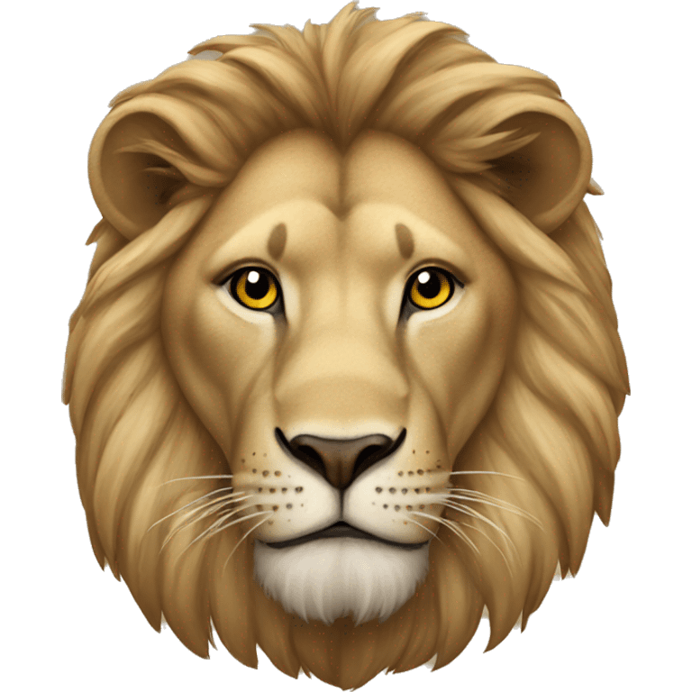 Lion at zoo emoji