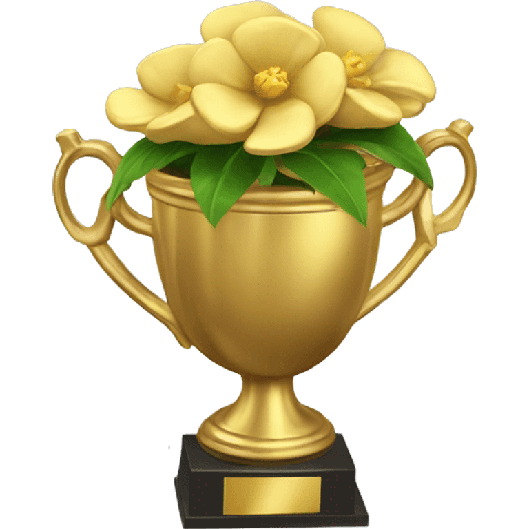 copa de oro flor emoji